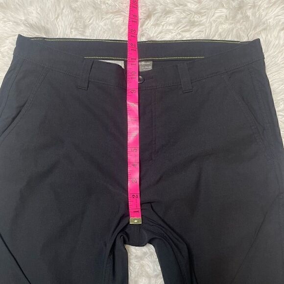 Eddie Bauer Mens Black Pants Size 34x32 Stretchy Zipper Pocket - Picture 8 of 12
